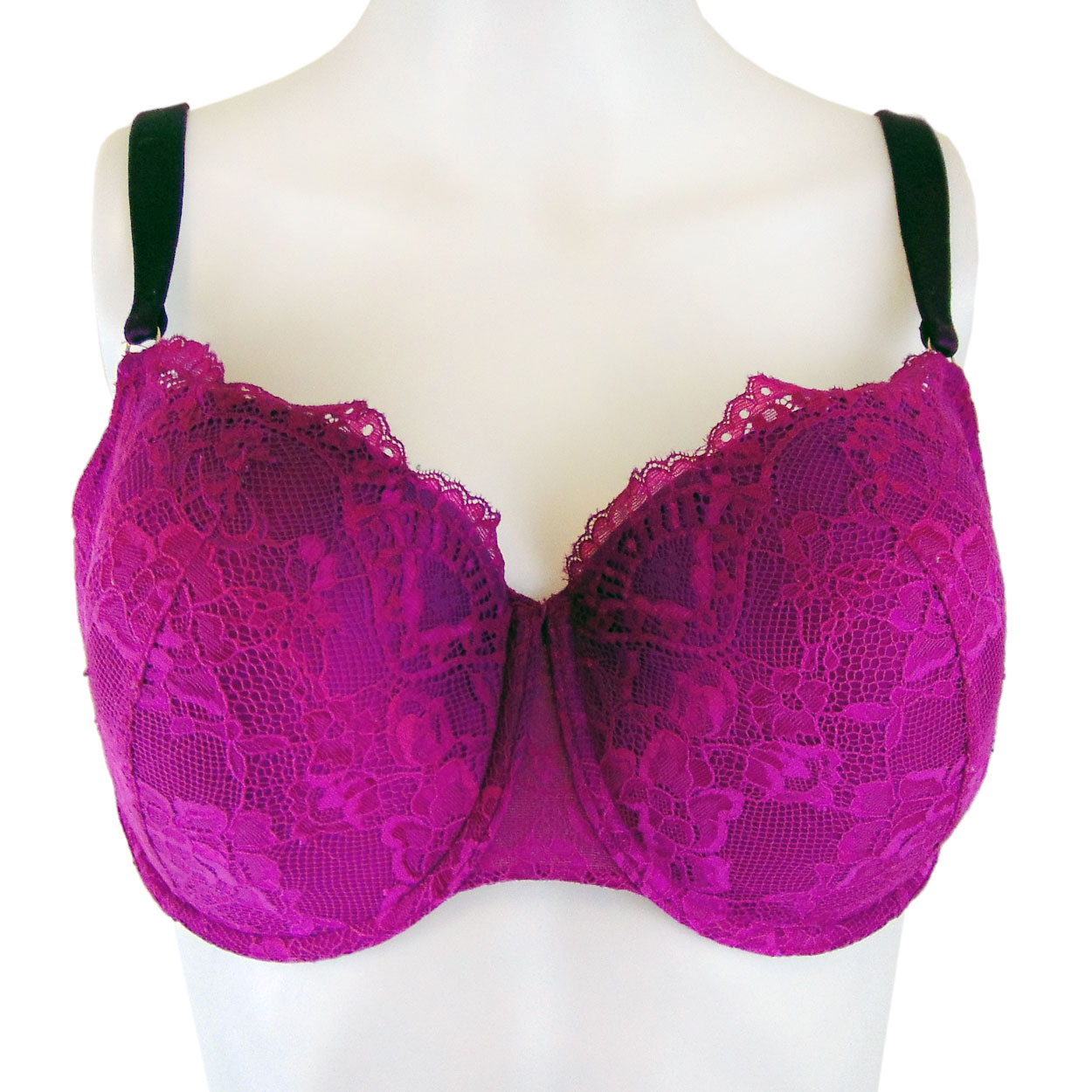 Rosa Sweetheart soft T-shirt bra, 28B, Purple from Fit Fully Yours NWT  underwire