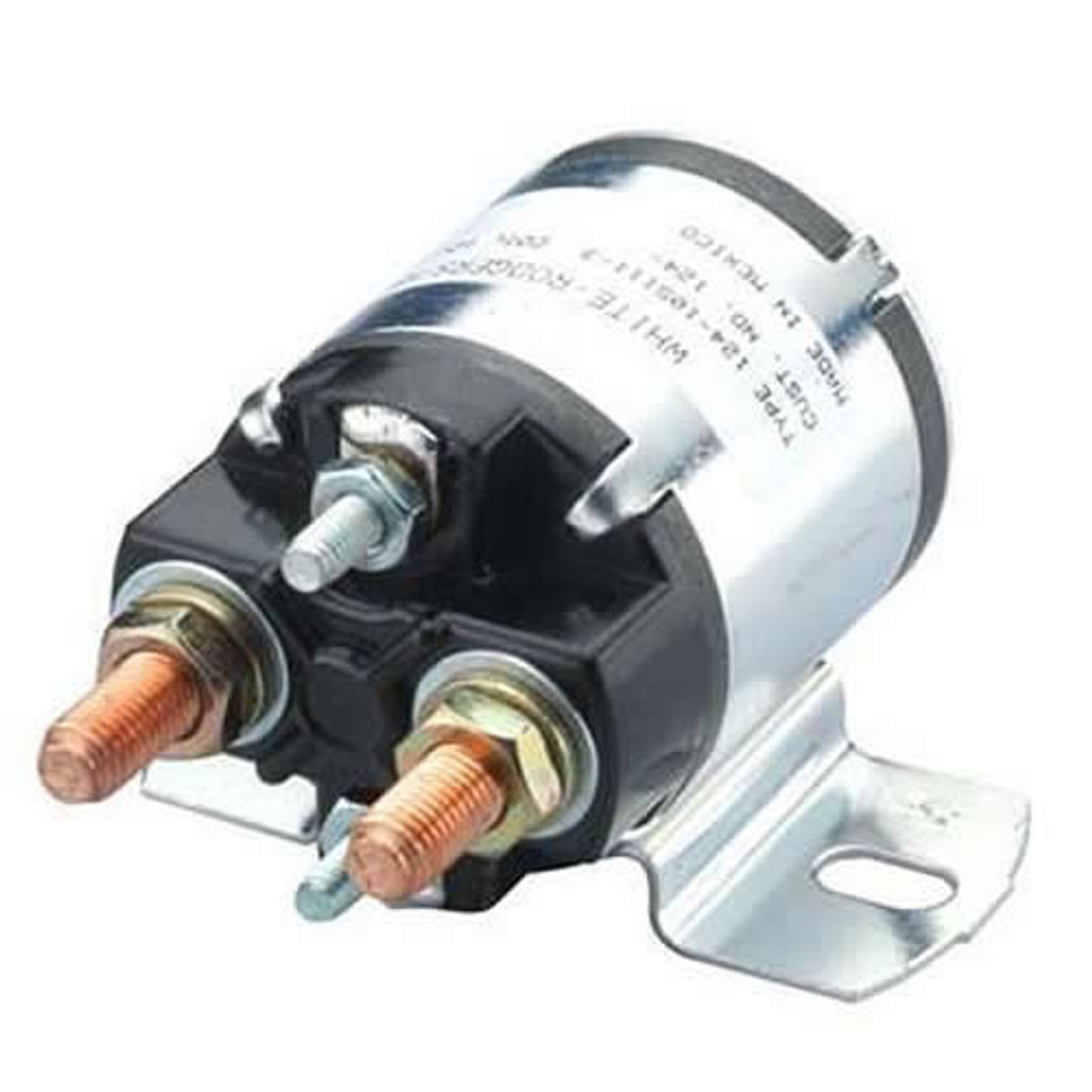 Auxiliary Solenoid 12v 4 Terminal  Continuous 124-902