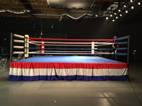 Professional Fight Night Elevated Boxing Ring | Boxing Ring Rental