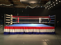 Professional Fight Night Boxing Ring | Elevated Competition Ring Rental