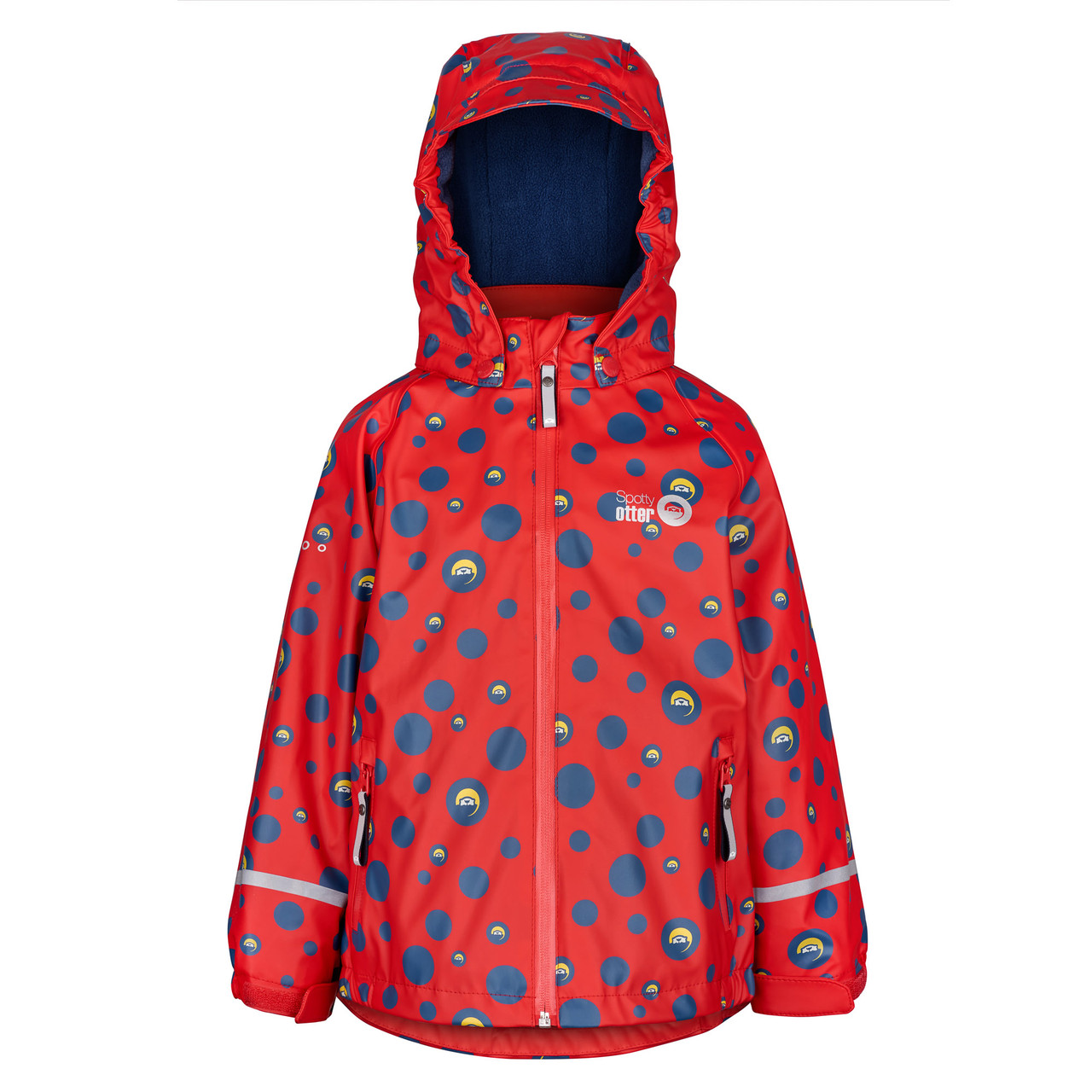 Spotty Otter Forest Leader Fleece Lined Printed PU Jacket