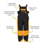 Spotty Otter x JCB Waterproof Dungarees