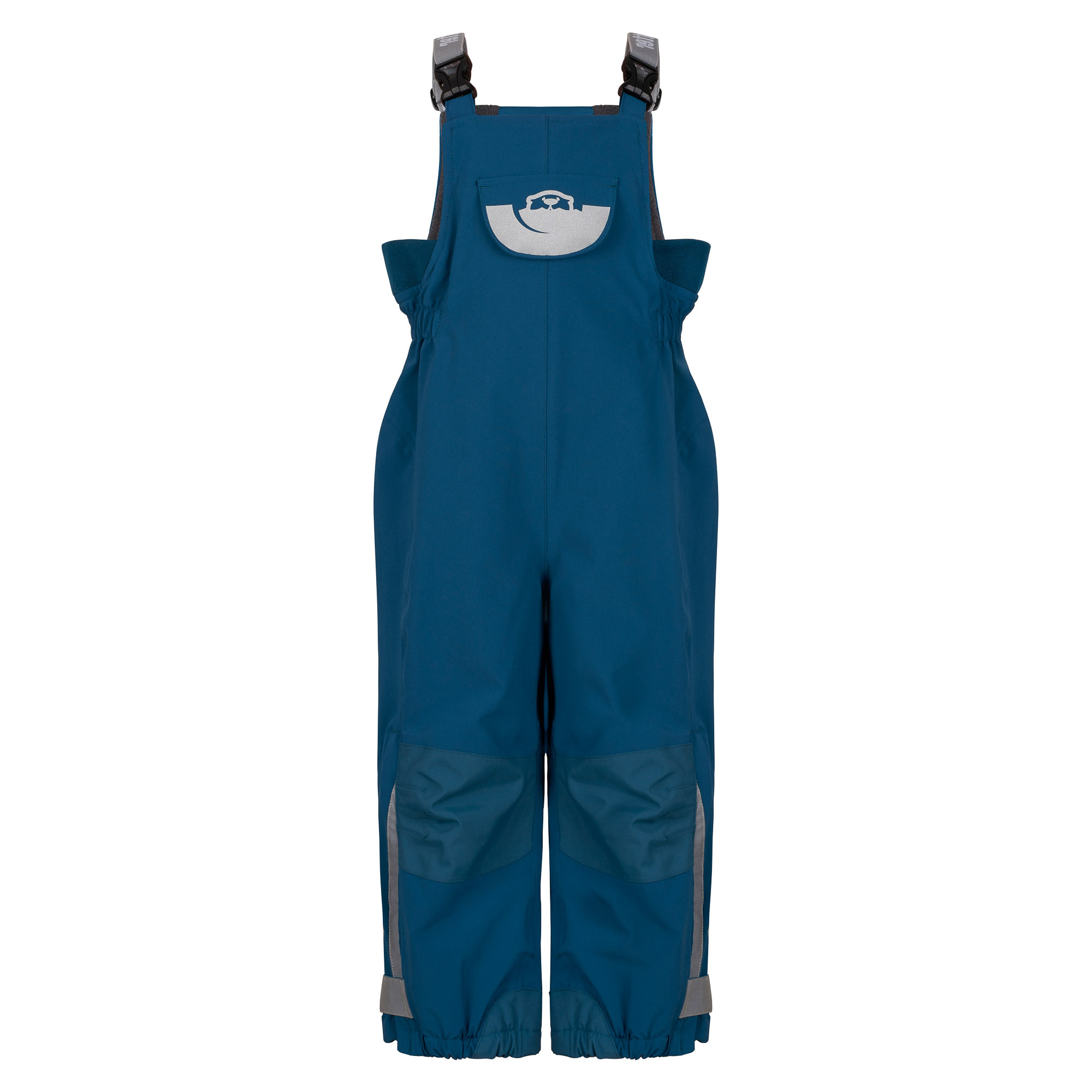 Kids' Waterproof Dungarees Spotty Otter