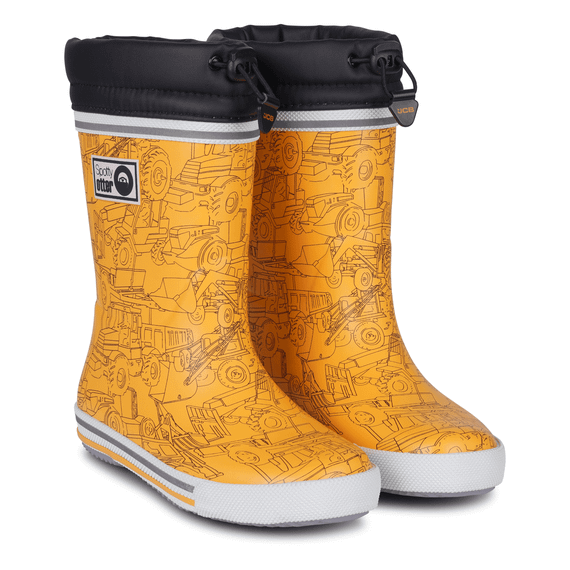 Spotty Otter x JCB Fleece Lined Wellies