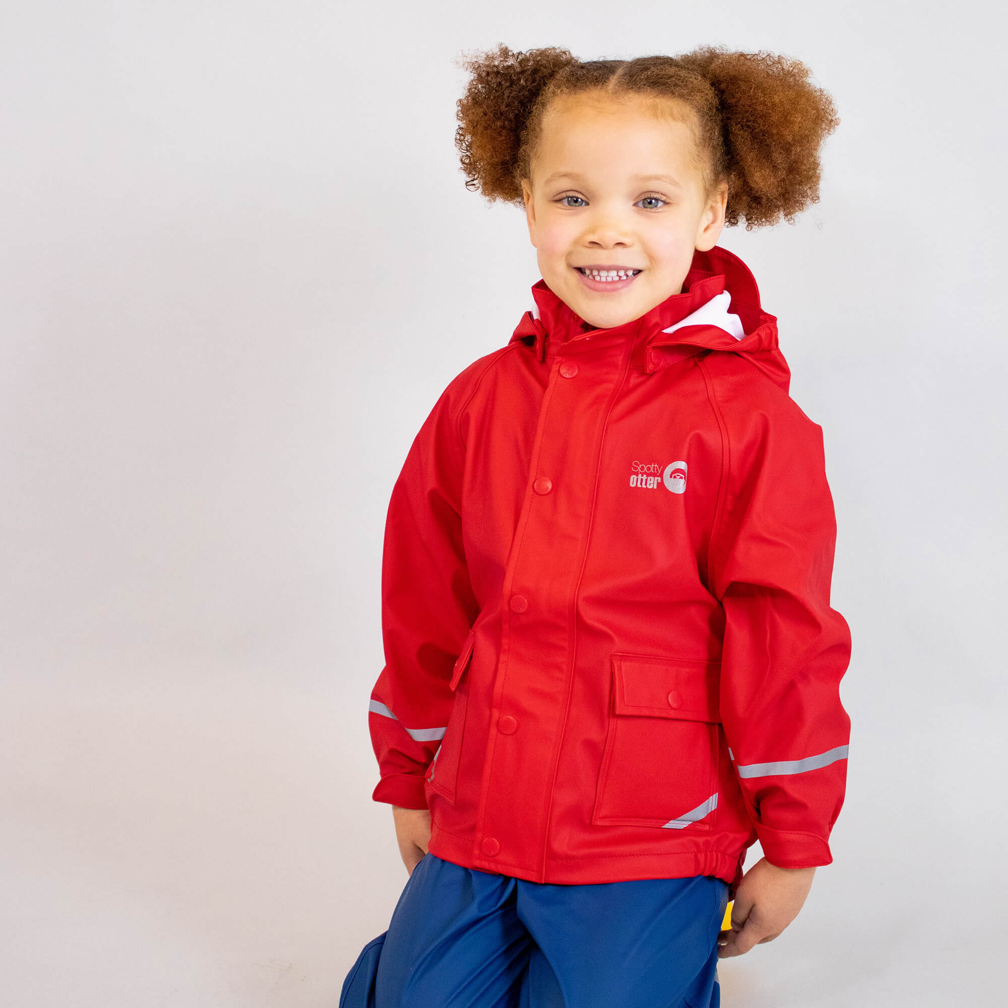 Spotty Otter Kids Waterproof Jacket