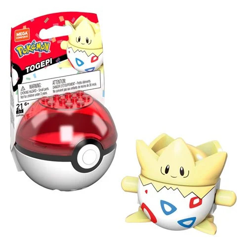 Pokemon Mega Construx 2022 Evergreen Pokeball:  Togepi 25Th Anniversary