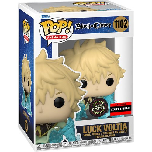 Funko Pop! Vinyl Figure - Black Clover Luck Voltia #1102 - AAA Anime Ex- Chase