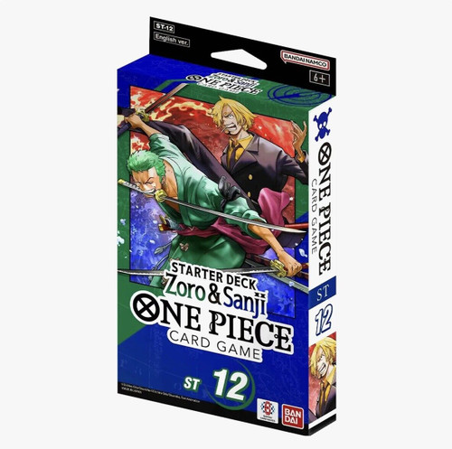 One Piece TCG: Zoro and Sanji Starter Deck Display (ST-12)