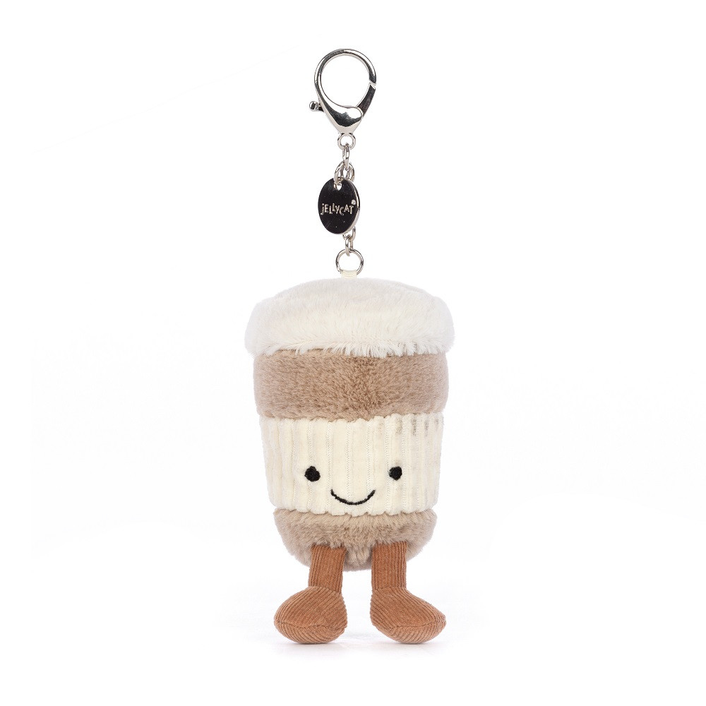 Jellycat Amuseables Coffee To Go Bag Charm | Buy at Cow & Lizard