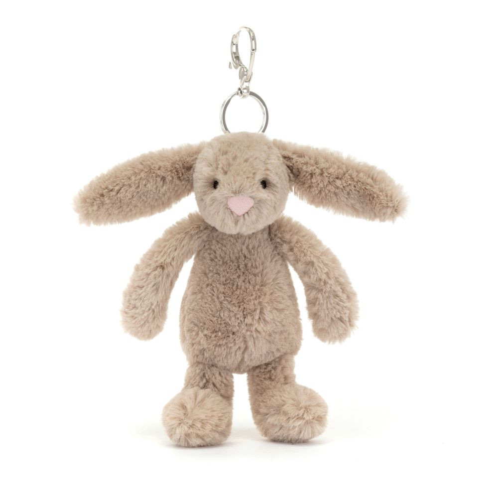 Jellycat Bashful Beige Bunny Bag Charm | Buy at Cow & Lizard