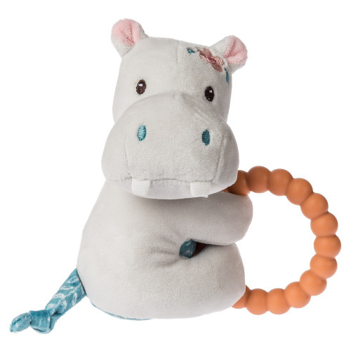 Jewel Hippo Teether Rattle by Mary Meyer