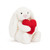Jellycat Bashful Red Love Heart Bunny - Little