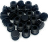 5/8" OD Round End Caps (14-20 Ga for 0.46" - 0.57" Inside Diameter) 0.625 Inch Round Head Sliding Inserts | Furniture Chair/Table Leg Caps | Fitness Eqpt End Caps | by SBD