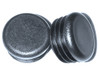 1" Round Black Plastic Tubing Plug, (14-20 Gauge 0.84" to 0.93" ID) 1 Inch End Caps - Steel Furniture Foot - Table Chair Legs Blanking. Pipe Tube Cover Insert. by SBD.