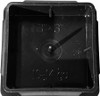3" Square (3"x3" BLK Plastic Plugs 10-14 Ga) (for ID 2.74" TO 2.83") | Flexible Ridges n Side walls Heavy Duty Impact Resistant Design LDPE Plugs
