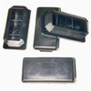 SBD's 1" X 2" - BLACK PLASTIC  RECTANGLE TUBING PLUG/END CAP -  FITS 0.732"-0.834" × 1.726"-1.834" TUBE ID