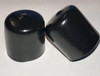 SBDs 1-1/2" Round Flexible Vinyl Push-On Black End Caps 1 1/2" x 1" tall | Made in USA By Caplugs