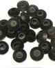 1/4" (0.25 inch) Flush Mount Black Plastic Body and Sheet Metal Hole Plugs Caplugs