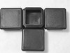 1-1/2" Square Tubing Cap Plugs (14-20 Ga Fits" - 1.34" - 1.43" ID) - Fencing Post Sliding Inserts | Furniture Chair Table Leg Inserts | Fitness Equipment end Caps | by SBD