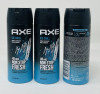 Axe Deodorant Body Spray - Ice Chill - Frozen Lemon & Eucalyptus - Net Wt. 4 OZ (113 g) Per Can - Pack 3