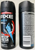 (6 Pack) Axe Adrenalin Body Spray for Men, 5.07 Oz (150ml) |Mandarin & Sandalwood scent |48H Non Stop Fresh |by SBD