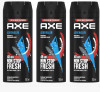Axe Adrenalin Body Spray for Men, (5.07 Oz / 150ml) |Mandarin & Sandalwood scent |48H Non Stop Fresh PK4