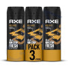 3 Pack Axe Wild Spice Mens Deodorant Body Spray, 150ml (5.07 oz)