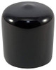 SBD's 1-3/8" to 1-7/16" ( 1.375" ) Round Black Vinyl Flexible End Cap for Pipe Post Tubing Cover By Caplugs.