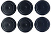 1" 1.00 inch Black Rubber Plugs for Flush Mount Body & Sheet Metal Holes