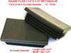 1 1/2" x 2 1/2" Rec 12-16 Ga Post Pipe Tube Insert Furniture End Caps By Caplugs