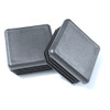 SBD's 2 1/2" / 2.5 Inch Sqr Black Plastic 10-14 Ga (2.24"-2.33" ID) Tubing Plug - End Caps