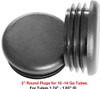 Caplugs 2" OD Round, (for 10-14 Ga) 1.74"-1.83" ID Tube Plug - Fencing Post - Fitness Equipment - Furniture Glide Insert Finishing Plugs || by SBD