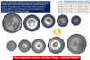 5 Piece Black Rubber Plugs (BPFE Series by CAPLUGS) for Flush Mount Body and Sheet Metal Holes | 5/8" (15 mm) to 1-1/2" (39 mm) 5 popular Sizes 1 Each