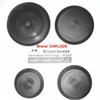(Lot of 40) CAPLUGS | Flush Mount Black Hole PANEL PLUGS | Assorted "10 Each" ( 1-1/4", 1-1/2", 1-3/4", 2" ) for Auto Body and Sheet Metal Thickness range 03 - .08 Inch | by SBD