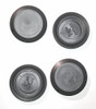 1-3/16" (30 mm) - Flush Mount Black Plastic Body and Sheet Metal Hole Plugs