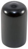 SBD's 5/16" to 3/8" Round Black Vinyl Flexible End Cap - Bolt Screw Thread Protector Safety Cover | for 0.312 Inch Pipe Post Tubing Rod OD Cover 1" inside Height. by Caplugs