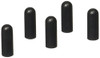 Caplugs: 3/8" to 7/16" Round Black Vinyl Flexible End Cap