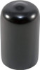SBDs 3/4" Round Black Vinyl Flexible End Cap 0.75 Inch for Black Rubber Plastic Tube Hub Caps Food Grade)