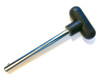 SBDs Quick Release Pin, Tensile (3/8” Dia) 2-1/2" Locking Space | T Handle Round Knob | Cotterless Chrome Plated Steel Shaft PIN | OEM Grade Fitness Eqpt Weight Stack Selector Key
