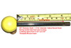 SBD's 3/8" X 4-1/4" Deluxe Yellow Round Knob Pin Tensile Universal Weight Stack Replacement Selector Key Locking Space World Class Detent Hitch PINS |Heavy Duty Chrome Plated Steel Shaft.