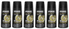 Axe Premium Fragrance Collection  Body Spray, 48H Odor Protection, Introducing  GOLD TEMPTATION-AMBERPK6