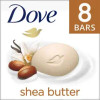 DOVE SHEA BUTTER BAR SOAP 135 G / 4.75 OZ For Nourished Enriches Skin