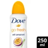 DOVE DEODORANT SPRAY 150 ML / 5.07 OZ PASSION FRUIT SCENT PK6