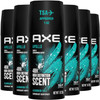 AXE Apollo Body Spray Long-Lasting Odor Protection, Sage & Cedarwood  4OZ Pk 6