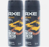 Axe Wild Spice Mens Deodorant Body Spray, 150ml (5.07 oz) PK2