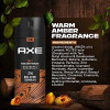 Axe Premium Fragrance Collection  Body Spray, 72H Odor Protection, Introducing  WARM AMBER RECHARGE PK3