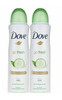 Dove Go Fresh Cucumber & Green Tea Deodorant 48h Spray 250ml /8.45ozPK3