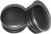 1 1/8" Round Black Plastic Tubing Plug, 1 1/8 Inch (14-20 Ga - 0.96"-1.05" ID) End Caps