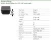 SBD's  2" SQUARE OD Size 2.000" Wall Thickness 10-14 Ga. (0.134-0.083) By Caplugs