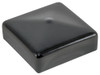 SBD's VSC-3000-16 VSC Series, Black Vinyl Square Cap, Protective Closures, Finishing, Square Tubing, Durable, Flexible, Temp Resistant, Easy Removal, 3.000" W x 1.000" H